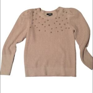 a.n.a blush nude knit blouse